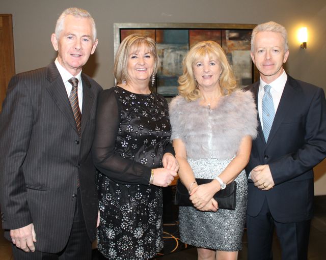 Michael, Anne and Eileen O'Callaghan and Pat Maunsell at the Tralee Golf Club Captain's Dinner at the Ballyroe Heights Hotel on Saturday night. Photo by Dermot Crean
