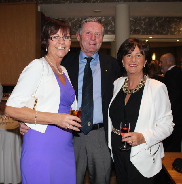 Anne Rafferty, Gene and Madeleine Kelly at the Tralee Golf Club Captain's Dinner at the Ballyroe Heights Hotel on Saturday night. Photo by Dermot Crean