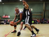 Action from the Irish TV Tralee Warriors Match against Swords Thunder in The Complex. Photo by Gavin O'Connor.