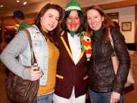 Leanne Lyons, Evangeline O'Neill and Cecelia Lyons at the Circus Siamsa Variety Show at Siamsa Tíre on Saturday afternoon. Photo by Dermot Crean