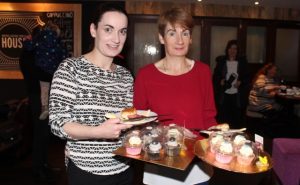 Jennifer Kissane and her mom, Noreen Quirke, at the coffee morning in aid of Irish Premature Babies at House/The Abbey Inn on Thursday. Photo by Dermot Crean
