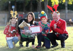 14/11/2016 NO REPRO FEE, MAXWELLS DUBLIN Ellamay Melia (6), Iseult Ward (CEO & Co-Founder FoodCloud), Lughán Ó Riagáin (8) and Joe Smith (Lions Club Coordinator) help launch the annual Christmas Food Appeal at Tesco which will take place on Friday 25th and Saturday 26th November between 11am – 7.30pm in Tesco stores nationwide. Tesco Ireland are asking shoppers  to support families in need by donating a food item during the two-day Christmas Food Appeal. PIC: NO FEE, MAXWELLPHOTOGRAPHY.IE