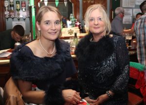 Agnes and Jenny Sheehy at the Na Gaeil Race Night on Saturday night. Photo by Dermot Crean