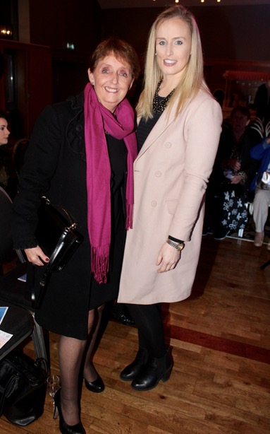 Breda and Niamh Switzer at the fashion show in aid of St Vincent de Paul at the Ballyroe Heights Hotel on Thursday night. Photo by Dermot Crean