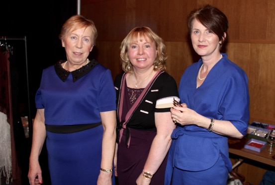 Sheila O'Connell, Catherine Quill and Ellen Mangan at the fashion show in aid of St Vincent de Paul at the Ballyroe Heights Hotel on Thursday night. Photo by Dermot Crean