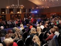 The crowd at the fashion show in aid of St Vincent de Paul at the Ballyroe Heights Hotel on Thursday night. Photo by Dermot Crean