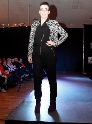 Ciara Curtin at the fashion show in aid of St Vincent de Paul at the Ballyroe Heights Hotel on Thursday night. Photo by Dermot Crean