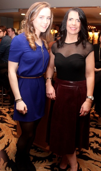 Triona Clifford and Maeve Leahy at the fashion show in aid of St Vincent de Paul at the Ballyroe Heights Hotel on Thursday night. Photo by Dermot Crean