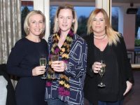 Attending the Launch of "The Art of Asking Questions" were Moira Glennon, Kate Browne and Catriona O'Sullivan. Photo by Lisa O'Mahony.