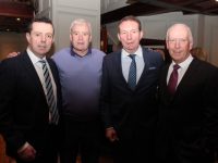 Morgan Sheehy, Bill Doody, Pat Sheehy and Donal Lucey at the Na Gaeil GAA Club annual social in The Meadowlands Hotel on Saturday night. Photo by Dermot Crean
