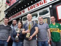 At the launch of the Turner's Invitational Cup on Sunday were, from left; Micheal Ladden, Brian McCarthy, Alison Stack, Aidan Turner, Seamus Deady and Paul O'Hanlon. Photo by Dermot Crean