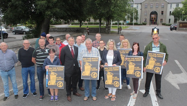 Sinn Féin Organises Protest Over Waste Collection System