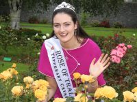 Rose of Tralee, Jennifer Byrne, in the Town Park. Photo by Dermot Crean