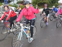 Taking off in the Ardfert Harvest Cycle on Saturday morning. Photo by Dermot Crean