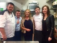 Launching the 'Taste Of Christmas' event in aid of Ardfert NS were Croí Restaurant's Noel Keane and Kevin O'Connor, Principal of Ardfert NS, Betty McGrath, Paul Cotter of Croí and Marie O'Connell, teacher at Ardfert NS.