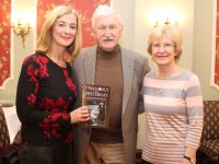 Deirdre Walsh with John and Eilish Cleary at the launch of 'T'was Only Like Yesterday' in The Imperial Hotel on Tuesday night. Photo by Dermot Crean