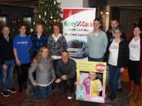 At the launch of the 5k A Day for January Challenge in the Ashe Hotel on Tuesday night were, kneeling; Jenny Boyle, Tommy Commane and Luke Boyle. Back from left; Noel Kelliher, Yvonne Quill, Michelle McGrath, Elma Walsh, Colin 'Poshey' Aherne, Eamonn McAuliffe, Breda Dyland and Trish Kelly. Photo by Dermot Crean