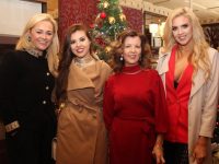 Sarah Benner, Barbara Higgins, Jacqueline Higgins and Laura Burke at Rebecca Shortt's 'Beautiful Favourites' Skincare and Make-Up Demo in Benner's Hotel on Saturday evening. Photo by Dermot Crean