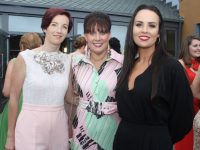 Kayleigh Breen, Caroline McEnery and Niamh McCarthy a at the Don O'Neill Gala Dinner for Recovery Haven at Ballyroe Heights Hotel on Friday night. Photo by Dermot Crean