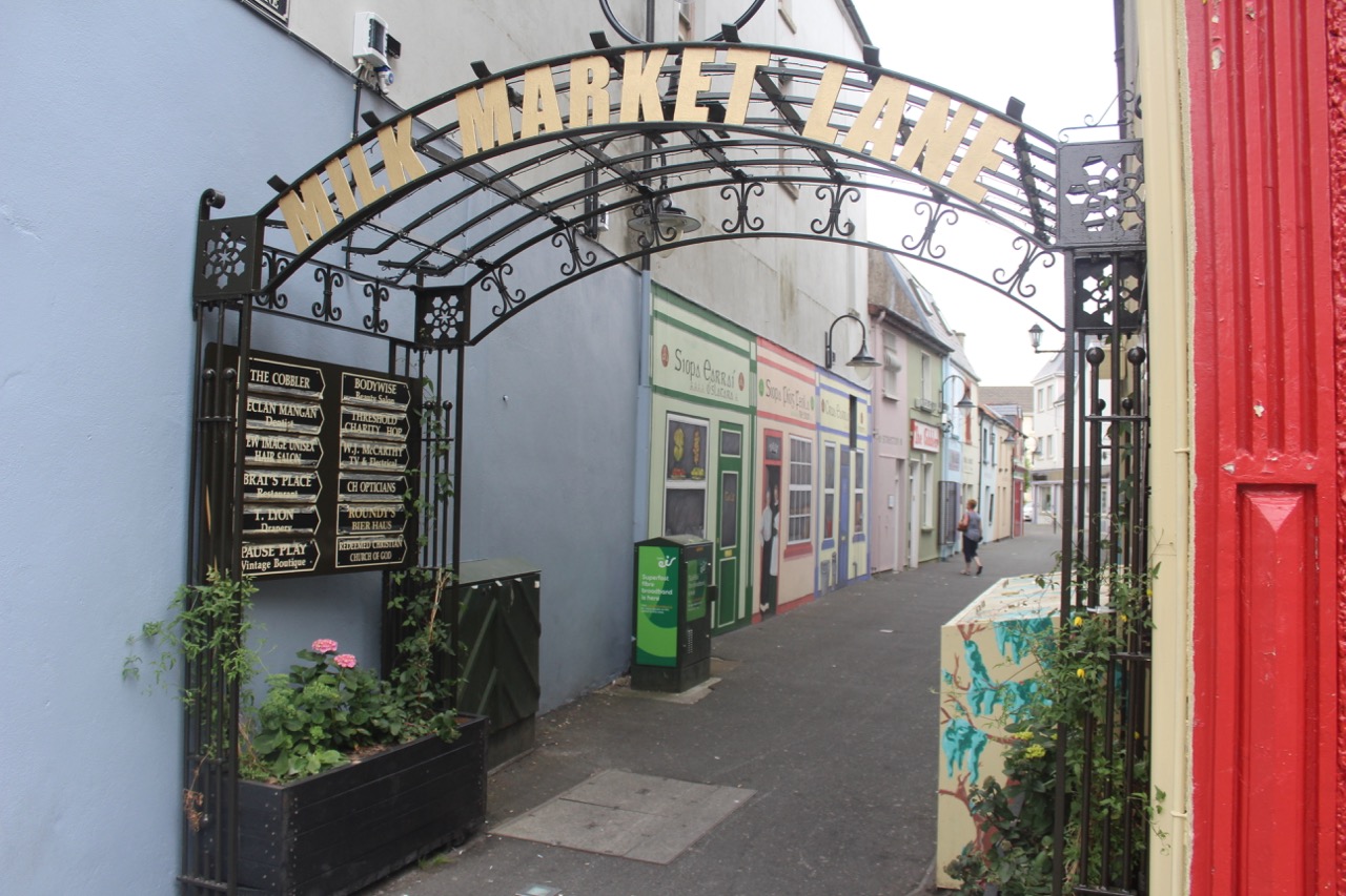 PHOTOS: Irish Names Added To Buildings On Milk Market Lane