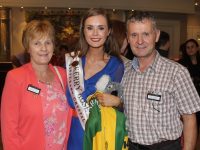 The Kerry Rose Celine O'Shea with her parents Eileen and John at The Rose Hotel on Wednesday evening. Photo by Dermot Crean