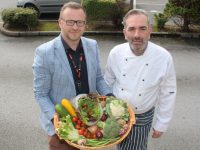 Ken Tobin of Yummy Cafe and John Harty of Taste Kerry look forward to the Taste Trail at this year's Tralee Food Festival. Photo by Dermot Crean