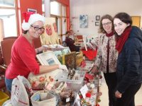 Jane Deasy with Maura Gleasure and Anna Sheehy at the Tralee Art Group Christmas Fair at Baile Mhuire on Sunday. Photo by Dermot Crean