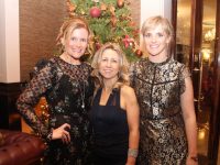 Cara O'Flaherty, Roseanne Daly and Niamh O'Connor at the Rose Hotel Christmas Party Night on Saturday. Photo by Dermot Crean