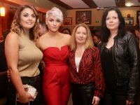 Aisling Hogan, Andrea Kerins, Rachel Roche and Michelle Naughton at the Ballyroe Heights Hotel staff Christmas Party at Kirby's Brogue Inn on Wednesday night. Photo by Dermot Crean