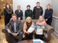 Looking forward to the Progressive Pathways Fair at the Rose Hotel next week were, front from left; Kieran Barry, Area Manager Dept of Employment Affairs and Social Protection; Miriam Miriam Ryan, Manager of Employability Services Kerry and Deirdre Kaerin, NEWKD. At back; Mairead O'Sullivan, South Kerry Development Partnership; Linda O'Sullivan, Employability Services Kerry; Joan Lynch, Department of Employment Affairs and Social Protection; Pat O'Conovan, NEWKD and Anne Sheehy, Department of Employment Affairs and Social Protection. Photo by Dermot Crean