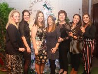 Melissa Nix, Erica Quill, Kristine Porojan, Mags Lacey, Trish Moran, Laura Baker and Tricia Moran enjoying a night out for Women's Christmas at Benners Hotel. Photo by Dermot Crean