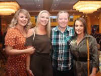 Michelle O'Sullivan, Sharon McElligott, Sarah Louise Carey and Sandra Walsh at UHK's Got Talent at the Brandon Hotel Conference Centre on Friday night. Photo by Dermot Crean