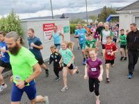 Setting off at the start of the Donal Walsh Spa NS 6k Challenge on Sunday morning. Photo by Dermot Crean
