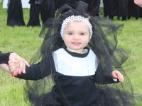 Little Alayia O'Mahony at the Tralee Nun Challenge in the Town Park on Saturday evening. Photo by Dermot Crean