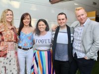 Sinead Leane, Regina Dalton, Jacqueline Crowe, Sean Henchy and Padraig O'Mahony at the Barbecue Fundraiser for Recovery Haven at Benners Hotel on Saturday evening. Photo by Dermot Crean