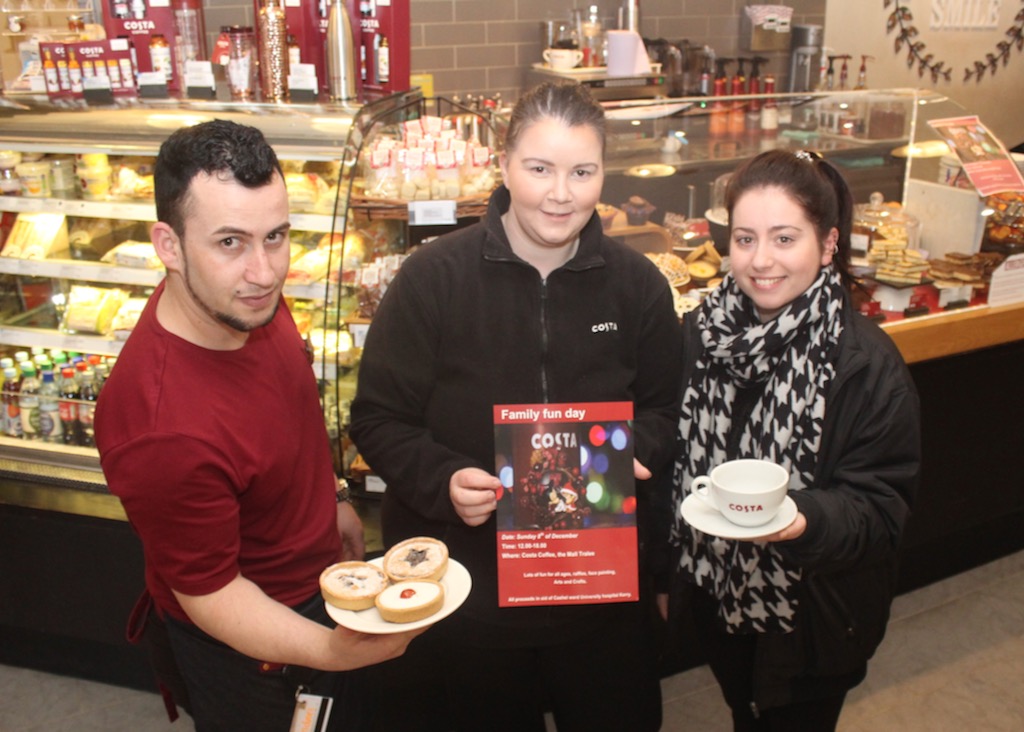 Costa To Host Family Fun Day In Aid Of Children’s Ward At UHK