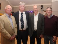 1969 minors Joe Parker, Niall Murphy, John O'Keeffe and Tim Clifford at the function to honour members of the 1969 minor and 1994 senior championship winning teams. Photo by Dermot Crean