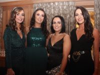 Emma Curtin, Karen Fitzgerald, Jennifer Casey and Mary O'Rourke at the University Hospital Kerry Christmas Party at Ballygarry House Hotel on Friday night. Photo by Dermot Crean