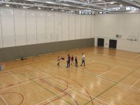 Part of the sports hall at the Kerry Sports Academy. Photo by Dermot Crean