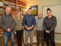 At the appointment of Dara Ó Cinnéide to Ambassador to Recovery Haven on Wednesday were Eddie Murphy, Siobhan McSweeney, Dara Ó Cinnéide, and Marisa Reidy. Photo Joe Hanley