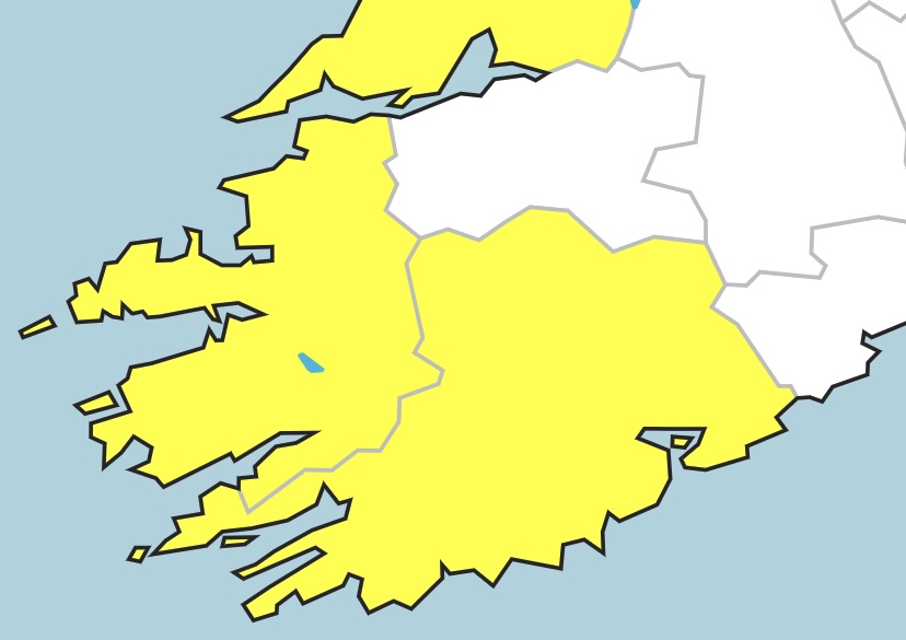 Met Eireann Issues Wind Warning For Kerry