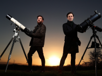 16/12/20 ***NO REPRO FEE***  DIAS competition seeks Ireland’s best astronomy photographs Pictured at DIAS Dunsink Observatory to mark the launch of the Dublin Institute for Advanced Studies (DIAS) ‘Reach for the Stars’ astro-photography competition, were DIAS astronomers Dr. Eoin Carley and Luis Alberto Cañizares. The ‘Reach for the Stars’ competition is now open for entries and is seeking the best astro-photographs taken in Ireland over the period 1st January 2020 to 31st March 2021. Anyone with an interest in astronomy and photography – whether as a hobby, a burning passion or a fulltime career is invited enter the competition. Pic: Marc O’Sullivan Further information, including the prizes, competition guidelines and entry form, is available at https://dias.ie/reachforthestars. Contact: Ciarán Garrett / Niamh Breathnach, Alice PR & Events, Tel: 087-7158912 / 085-1461231, Email: media@alicepr.com.