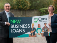 Pa Laide CEO, Cara Credit Union and Sarah O’Regan Head of Credit, Cara Credit Union .