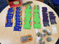 The seizure made by Gardaí in Tralee on Thursday.
