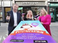 NO REPRO FEE Pictured is Peter O’Rourke, CEO, Peter Mark and Elaine Austin, CEO, Pieta at the launch of the 2021 Petermarkathon. The Petermarkathon will run across Peter Mark salons in Ireland from 10th – 30th October 2021. The annual fundraiser will see Peter Mark employees take part in a host of events including raffles and fancy-dress parties in order to raise funds for Pieta. Funds raised will support vital education and support services in the community. Visit www.petermark.ie to find your nearest salon to support. Photo Sasko Lazarov/photocall Ireland