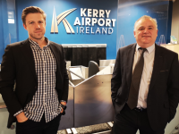 Nicholas Gorman, CEO SafeScore and John Mulhern, CEO Kerry Airport Ireland.