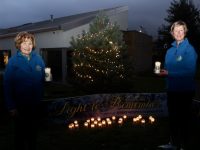 Mary Shanahan  and Maura Sullivan of Kerry Hospice launching the Light To Remember campaign. Photo by Dermot Crean