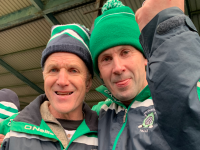 Colm O'Súilleabháin & Terry McEneaney looking forward to supporting Na Gaeil in the Munster Final on Sunday next.
