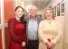 Director Frank Houlihan with Mercy Mounthawk students Róisín Reidy and Amy Naughton who acted in 'The Importance Of Being Earnest' at Siamsa Tíre. Photo by Dermot Crean