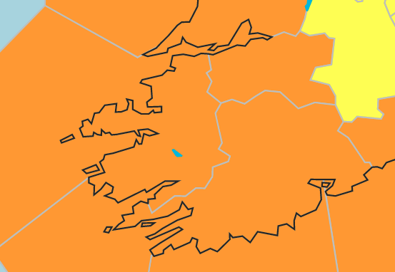 Status Orange Wind Warning For Kerry As Met Éireann Tracks Storm Eunice